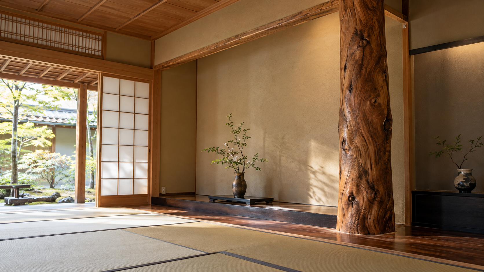 屋久杉という悠久――邸宅の床柱に宿る、千年の年輪という格式
