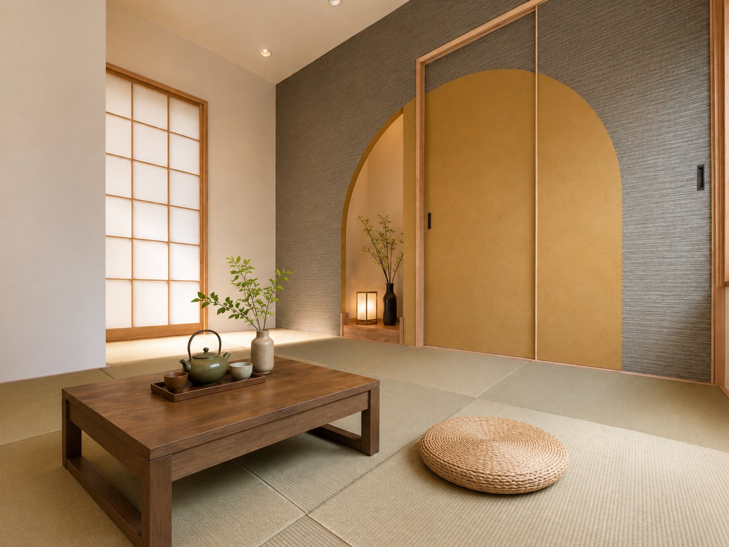 中央区の戸建てリノベーション事例|障子から光が差す和室